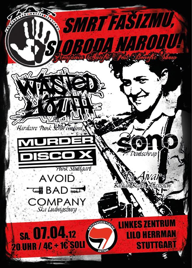 Supporting Antifascists from Serbia / Benefit-Show